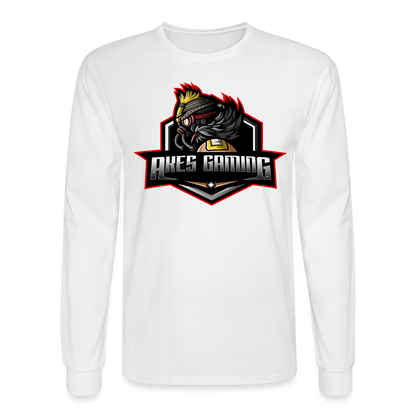 Adult Akes Gaming Long Sleeve T-Shirt - white