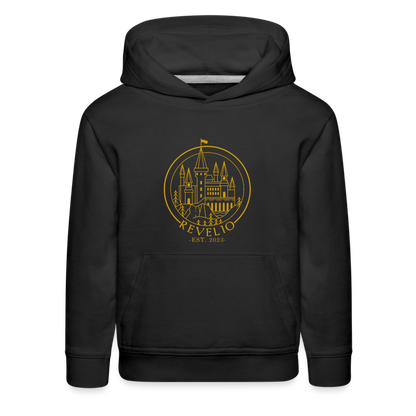 Youth GU Revelio Hoodie - Hufflepuff - black