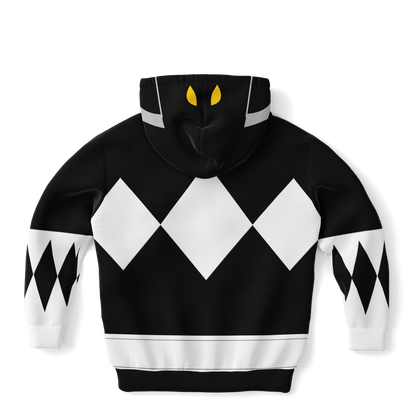 Youth MMPR Black Ranger Hoodie