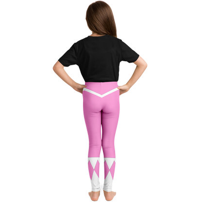 Youth MMPR Pink Ranger Leggings