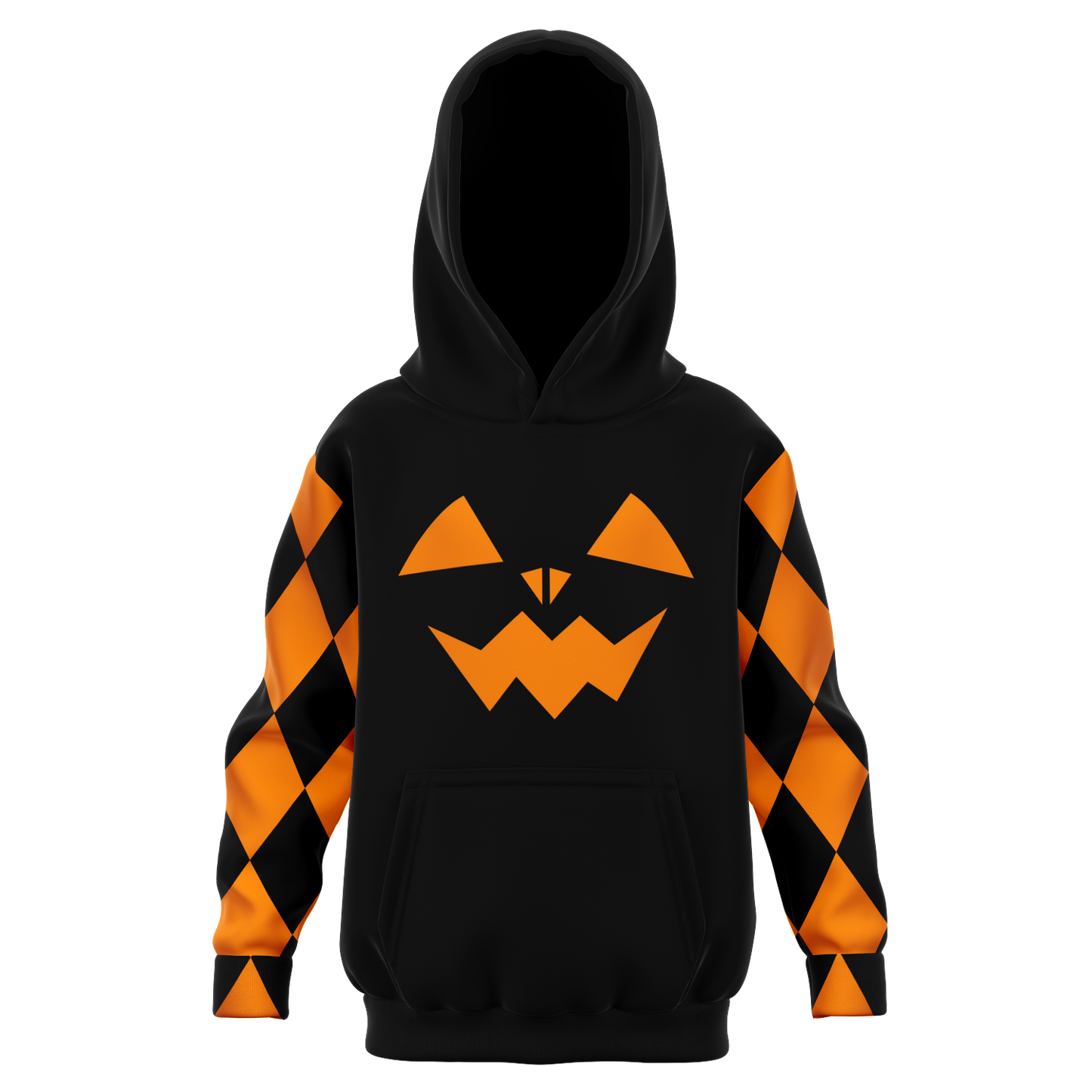 Youth Jack O' Lantern Hoodie - Black