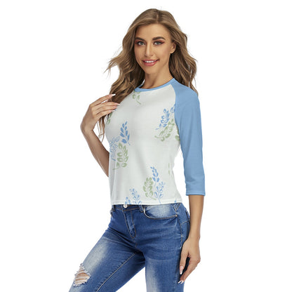 Women's All Over Print Baseball T-Shirt