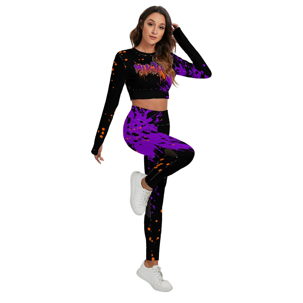 Women's Manjara 'Graffiti' Backless Sport Set