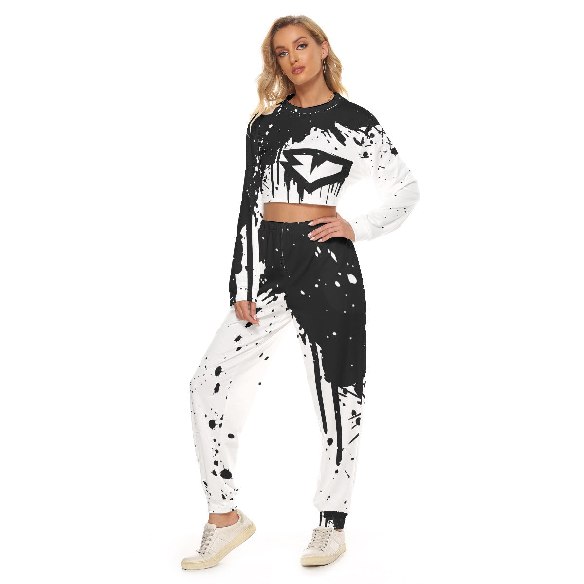 Women's RickyShredz 'That New Drip' Crop Sweatsuit