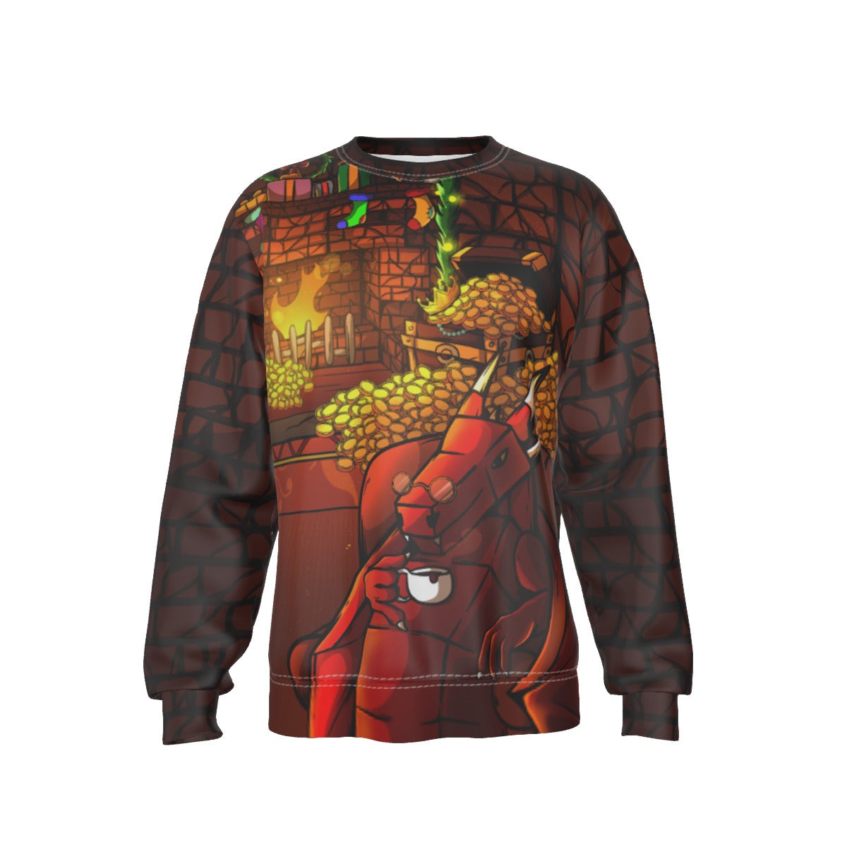 All-Over Print Men's Heavy Fleece Sweatshirt