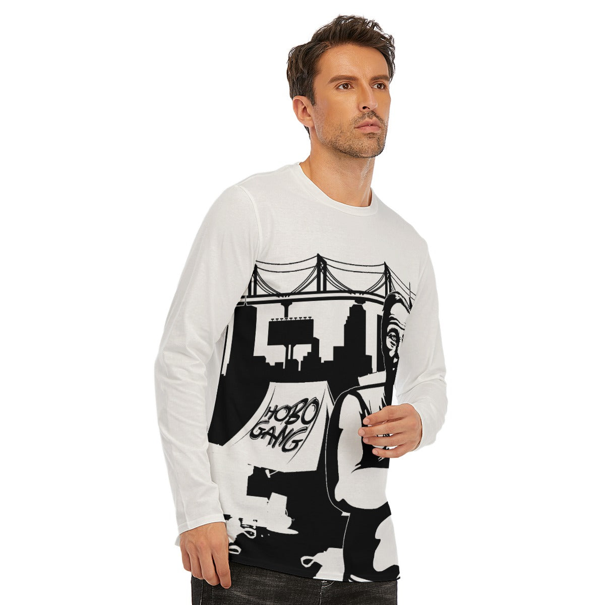 Adult Prestige 'Hobo Gang' Long Sleeve T-Shirt