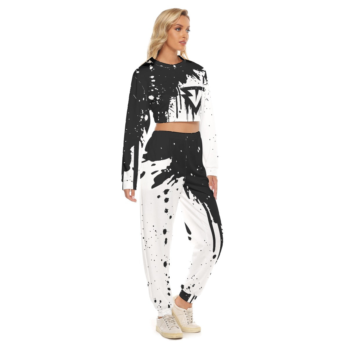 Women's RickyShredz 'That New Drip' Crop Sweatsuit