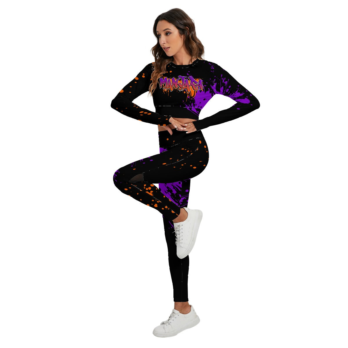 Women's Manjara 'Graffiti' Backless Sport Set