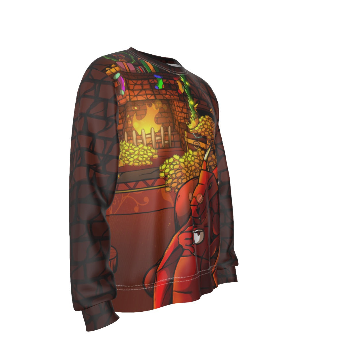 All-Over Print Men's Heavy Fleece Sweatshirt