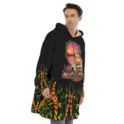 Adult Lady Nostia 'Alchemy' Fleece Blanket Hoodie