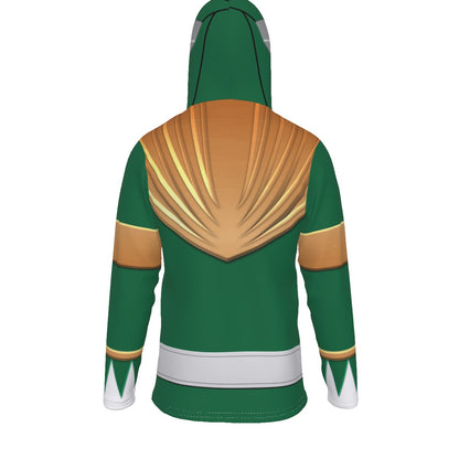 Men's REDGING3R 'Green Ranger' Fleece Hoodie With Mask