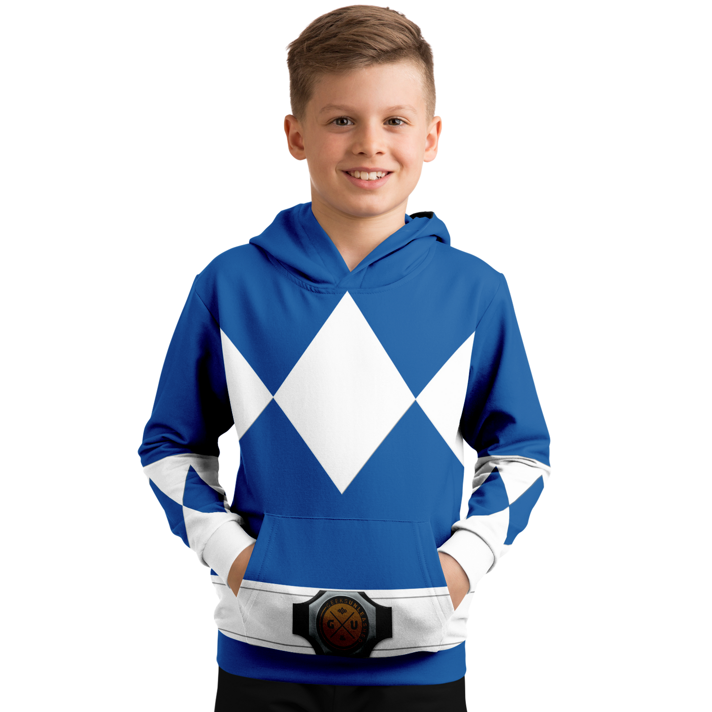 Youth MMPR Blue Ranger Hoodie