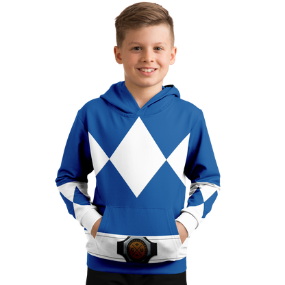 Youth MMPR Blue Ranger Hoodie