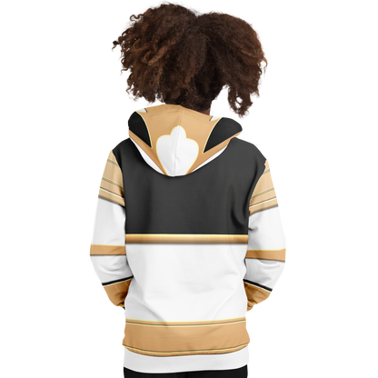 Youth MMPR 'White Ranger' Fashion Hoodie