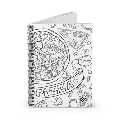 GU 'Pizza' Spiral Notebook