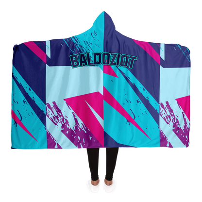 Adult Baldoziot 'Aqua Splash' Hooded Blanket