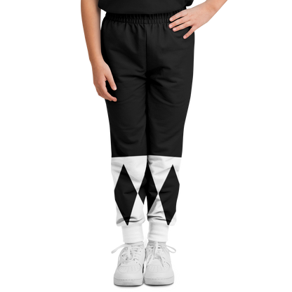 Youth MMPR Black Ranger Joggers