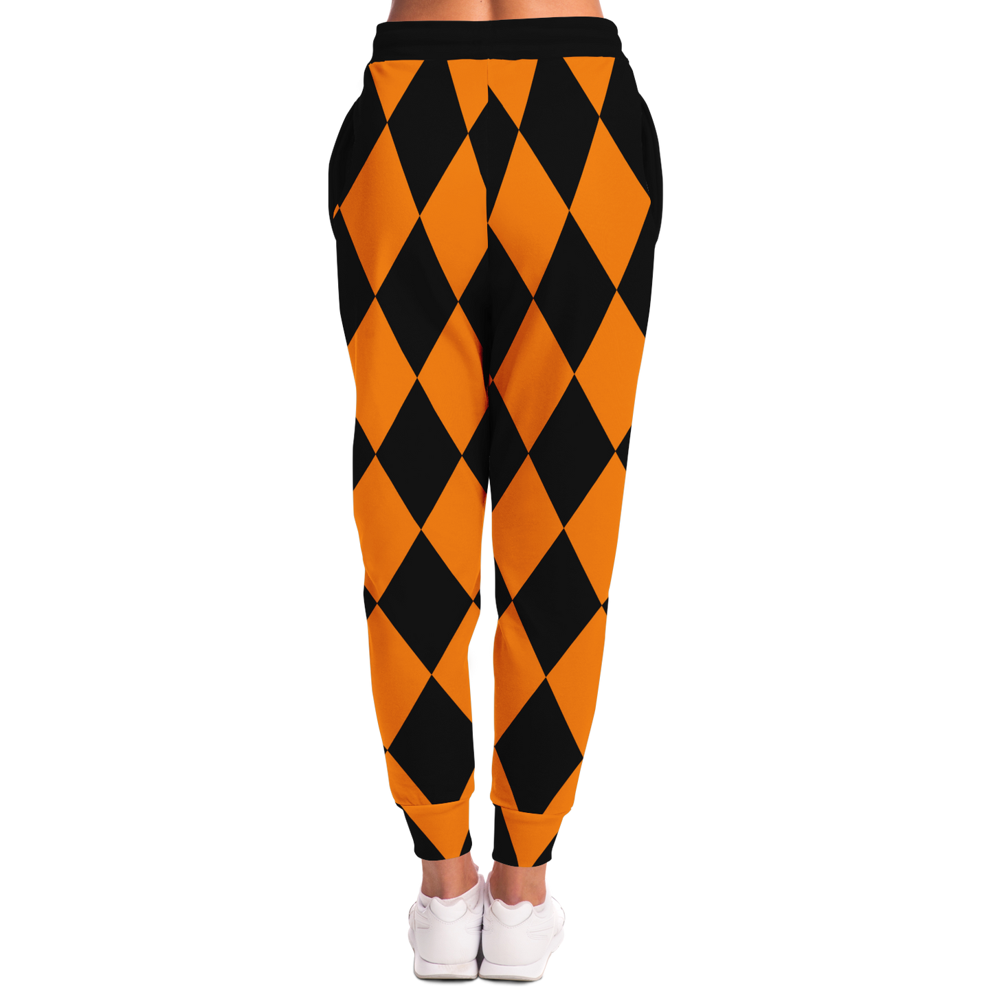 Adult Jack O Lantern Joggers - Black