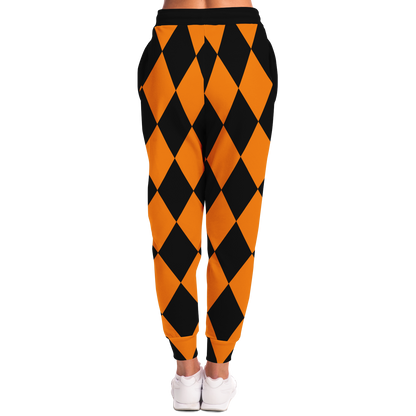 Adult Jack O Lantern Joggers - Black