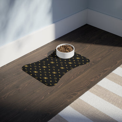 REDGING3R 'Golden Couture' Pet Food Mats