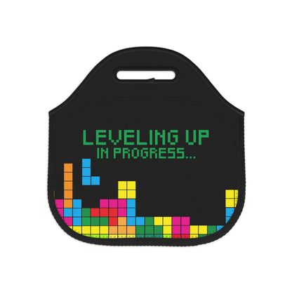 Tetris 'Leveling Up' Neoprene Lunch Bag