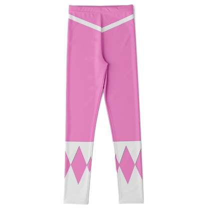 Youth MMPR Pink Ranger Leggings