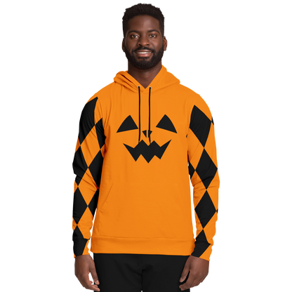 Adult Jack O Lantern Hoodie - Orange