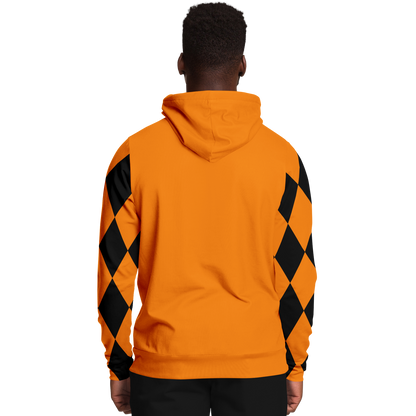 Adult Jack O Lantern Hoodie - Orange