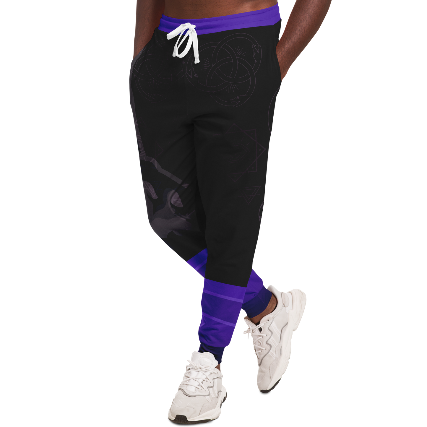 Adult Dark Royal Nation 'Phantom' Fashion Joggers