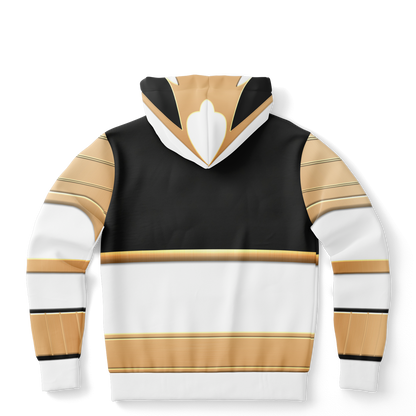 Adult MMPR 'White Ranger' Fashion Hoodie