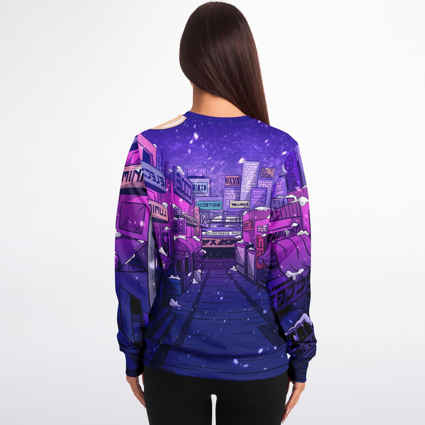 Adult Sharpy Dot 'Winter Nights' Fashion Sweatshirt