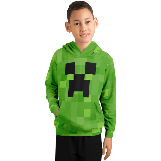 Youth Minecraft Creeper Hoodie