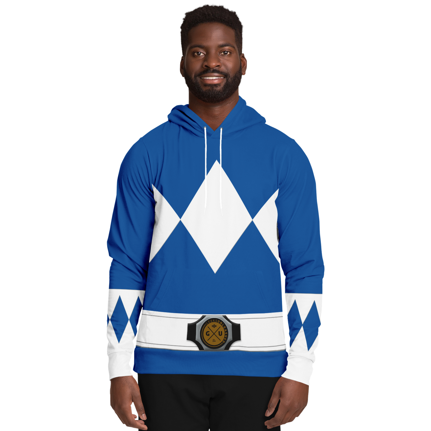 Adult MMPR Blue Ranger Hoodie