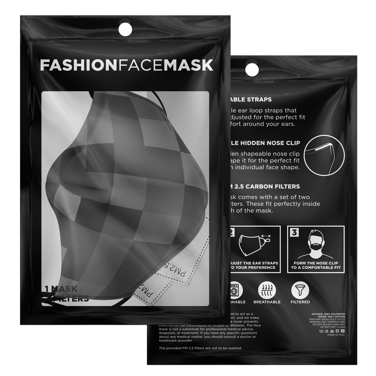 GU 'Pixeled Skeleton' Fashion Mask