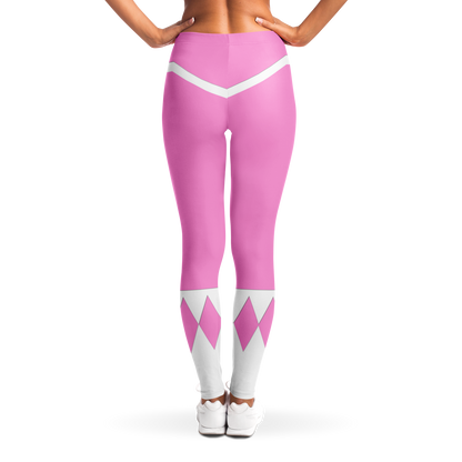 Womens MMPR Pink Ranger Leggings