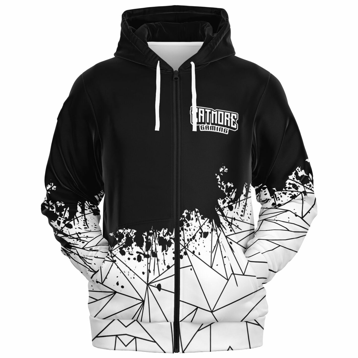 Adult EatMore Gaming 'Fade' Zipped Hoodie