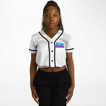 Women's iSLEYGaming 'SLEYNATION' Cropped Baseball Jersey