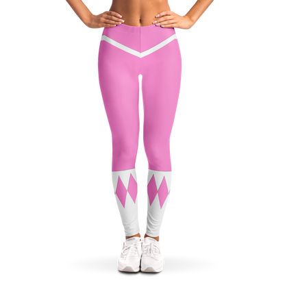 Womens MMPR Pink Ranger Leggings