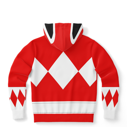 Adult MMPR 'Red Ranger' Fashion Hoodie