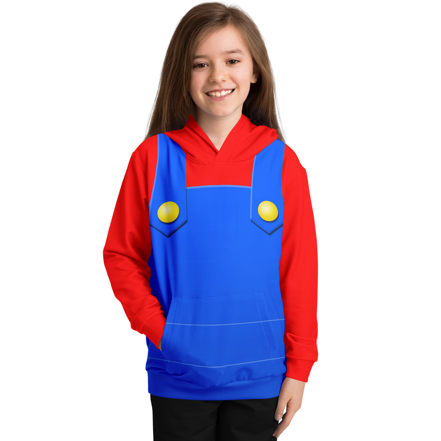 Youth Super Mario Bros Mario Hoodie