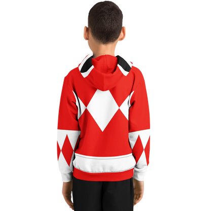 Youth MMPR 'Red Ranger' Fashion Hoodie