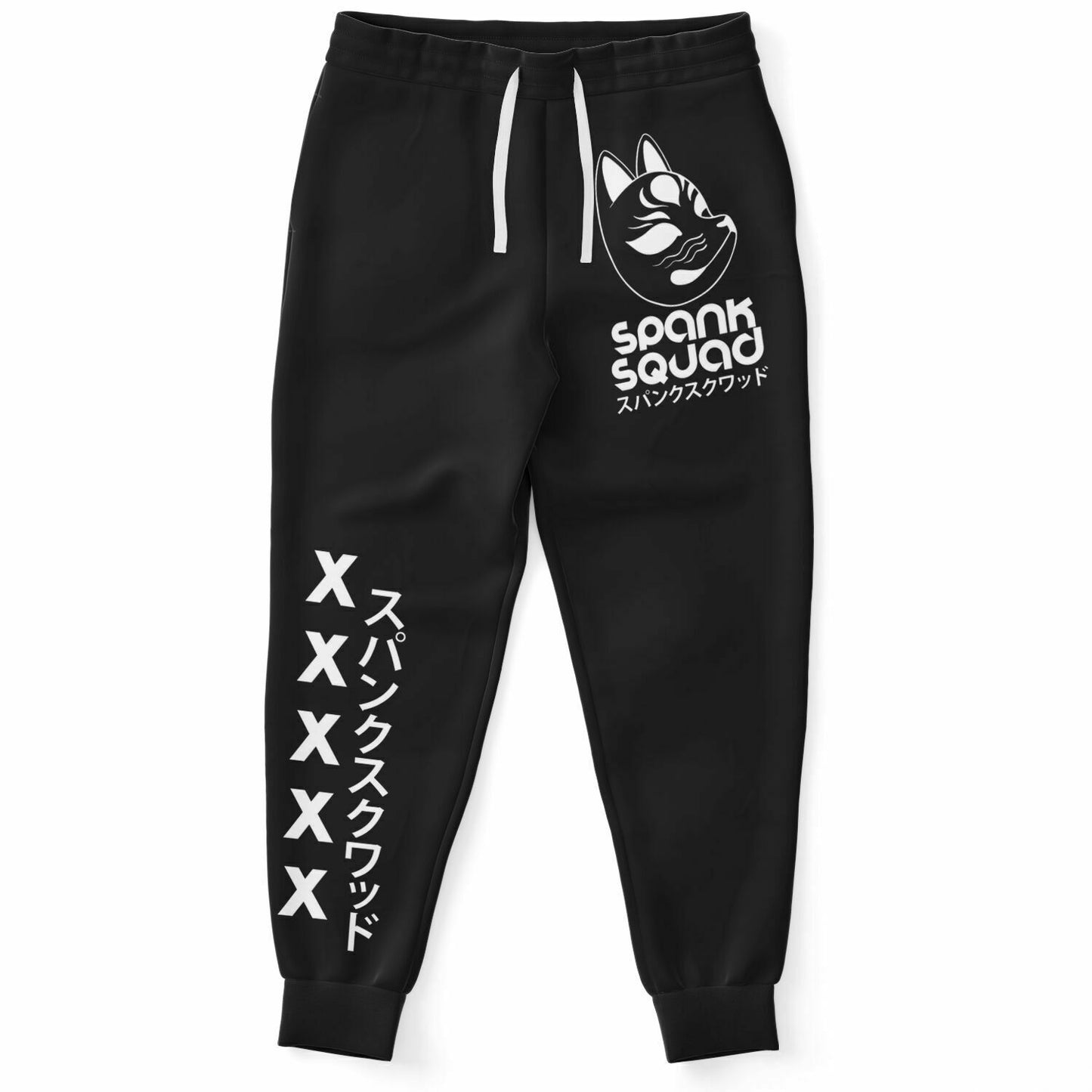 Adult SpankQueen 'White Kitsune' Fashion Joggers