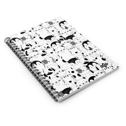 GU 'Animania' Spiral Notebook