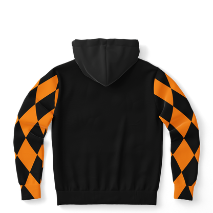 Adult Jack O Lantern Hoodie - Orange