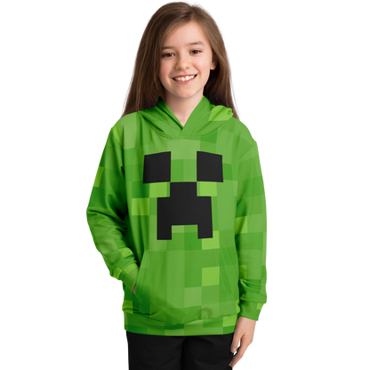 Youth Minecraft Creeper Hoodie