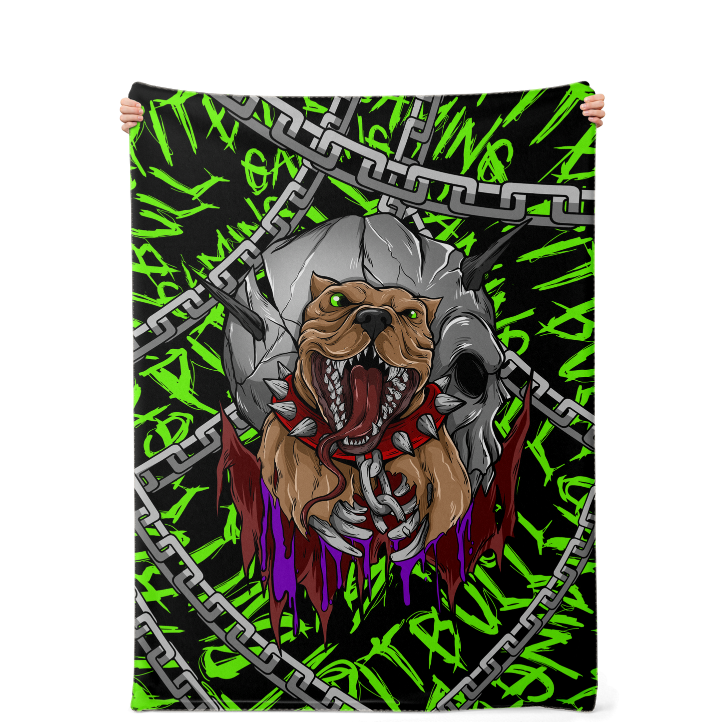 Pitbull Gaming Microfleece Blanket