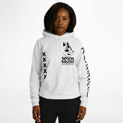 Adult SpankQueen ' Black Kitsune' Fashion Hoodie