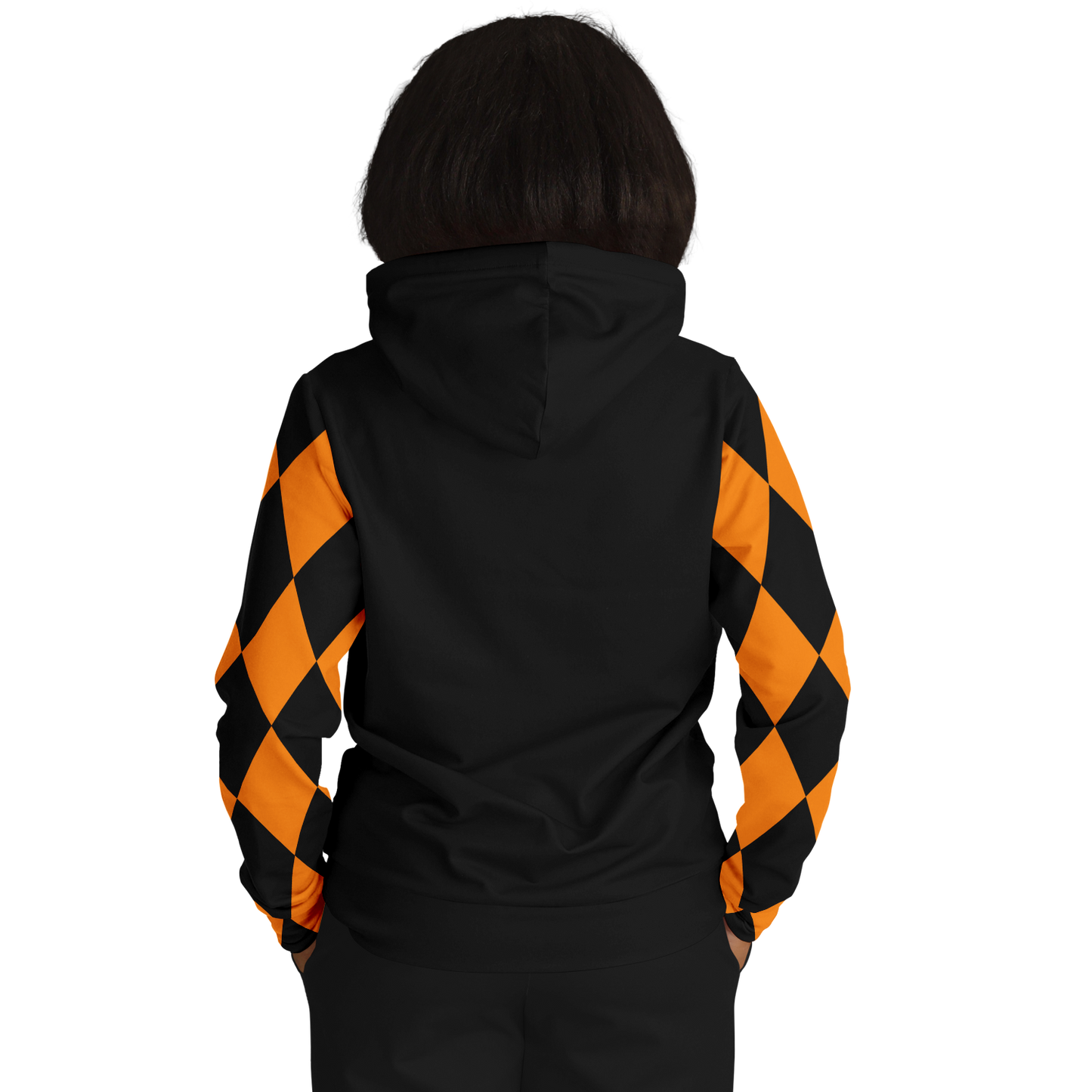 Adult Jack O Lantern Hoodie - Black