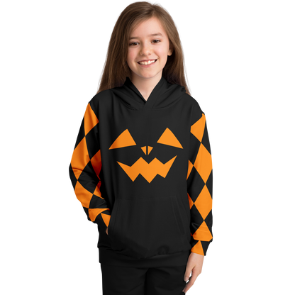 Youth Jack O' Lantern Hoodie - Black