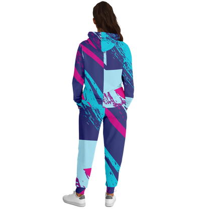 Adult Baldoziot 'Aqua Splash' Athletic Hoodie & Jogger Set